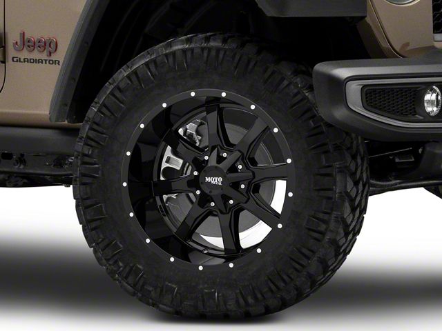 Moto Metal MO970 Gloss Black Wheel; 20x10 (20-24 Jeep Gladiator JT)