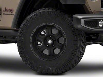 Pro Comp Wheels 89 Series Kore Matte Black Wheel; 17x9 (20-23 Jeep Gladiator JT)