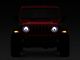 7-Inch LED Headlights with Full Halo; Silver Housing; Clear Lens (20-24 Jeep Gladiator JT)