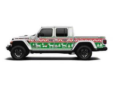 Mek Magnet Magnetic Body Armor; Ugly Sweater Holiday Edition (20-24 Jeep Gladiator JT)