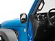 Outback Mirrors; Gloss Black (20-24 Jeep Gladiator JT)
