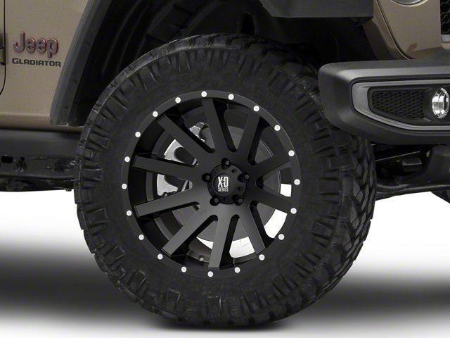 XD Heist Satin Black Wheel; 20x10 (20-24 Jeep Gladiator JT)