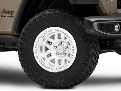 KMC Machete Crawl Machined Wheel; 17x9 (20-23 Jeep Gladiator JT)