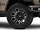 Moto Metal Razor Satin Black Machined Wheel; 20x10 (20-24 Jeep Gladiator JT)