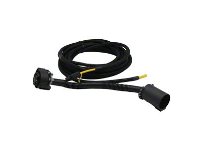 Heavy Duty Plug-N-Play 7-Pin Power Pass Through Upfitter Auxiliary Round Trailer Harness (Universal; Some Adaptation May Be Required)