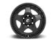 Fuel Wheels Warp Satin Black Wheel; 17x9 (07-18 Jeep Wrangler JK)