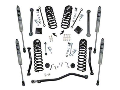 SuperLift 4-Inch Dual Rate Coil Suspension Lift Kit with FOX Shocks (20-23 Jeep Gladiator JT, Excluding Mojave)