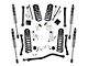 SuperLift 4-Inch Dual Rate Coil Suspension Lift Kit with FOX Shocks (20-24 Jeep Gladiator JT, Excluding Mojave)