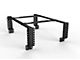 TRUKD 18.50-Inch V2 Truck Bed Rack with Utility Rail Attachment; Black Bars (20-24 Jeep Gladiator JT)
