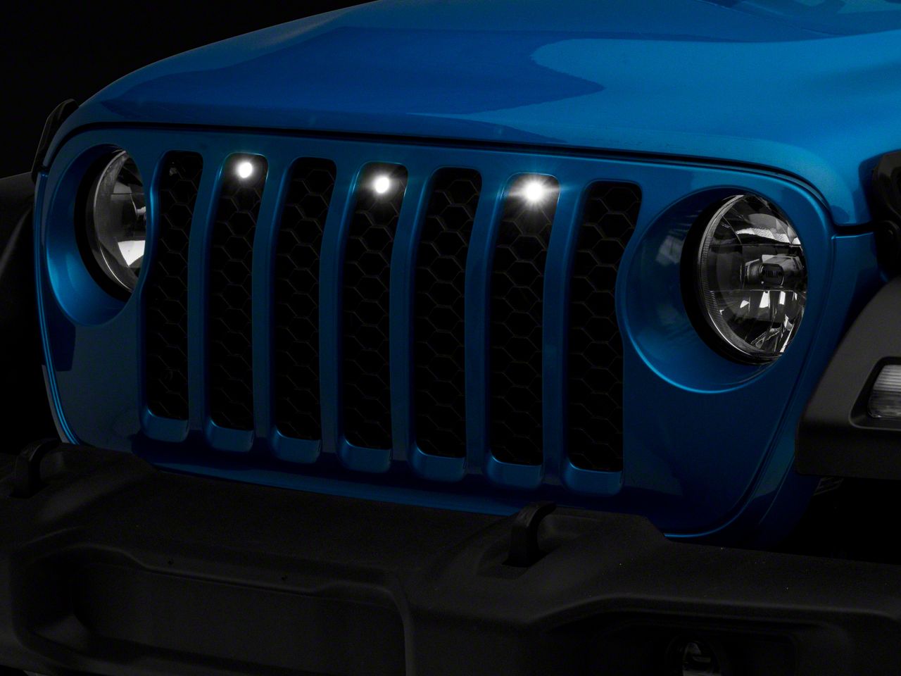 Oracle Jeep Gladiator Pre-Runner Style LED Grille Light Kit; White