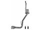 Pypes Street Pro Single Exhaust System with Polished Tip; Side Exit (20-24 3.6L Jeep Gladiator JT Launch Edition, Rubicon)
