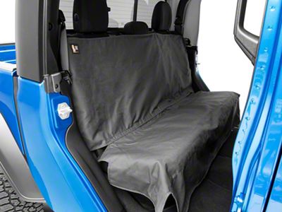 Weathertech Second Row Seat Protector; Charcoal (20-24 Jeep Gladiator JT)