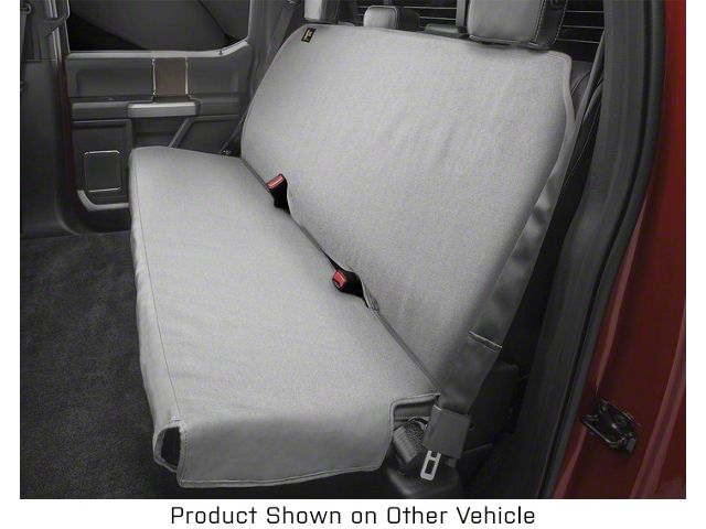 Weathertech Second Row Seat Protector; Gray (20-24 Jeep Gladiator JT)