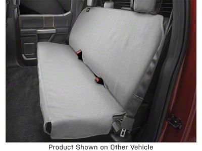 Weathertech Second Row Seat Protector; Gray (05-23 Tacoma Double Cab)