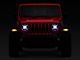 Rough Country 9-Inch LED Projector Headlights; Black Housing; Clear Lens (20-24 Jeep Gladiator JT)