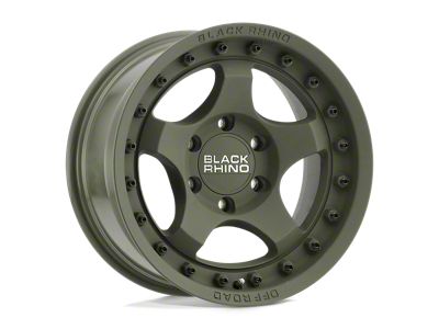 Black Rhino Bantam Olive Drab Green Wheel; 18x9 (20-24 Jeep Gladiator JT)
