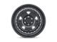 Black Rhino Grange Matte Black with Machined Tinted Ring Wheel; 20x9 (20-24 Jeep Gladiator JT)