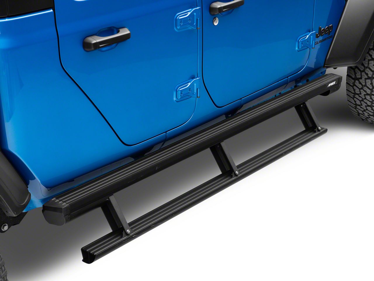 Jeep Gladiator ActionTrac Powered Running Boards; Carbide Black (2025
