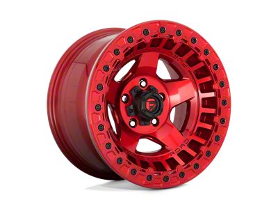 Fuel Wheels Warp Beadlock Candy Red Wheel; 17x9 (20-24 Jeep Gladiator JT)
