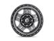 Fuel Wheels Anza Matte Gunmetal with Black Bead Ring Wheel; 20x10 (20-24 Jeep Gladiator JT)