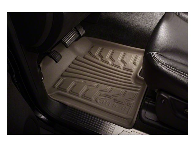 Catch-It Vinyl Front Floor Mats; Tan (18-24 Jeep Wrangler JL)