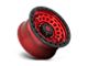 Fuel Wheels Zephyr Candy Red with Black Bead Ring Wheel; 18x9 (20-24 Jeep Gladiator JT)