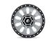 Fuel Wheels Tactic Matte Gunmetal with Black Bead Ring Wheel; 20x9 (20-24 Jeep Gladiator JT)