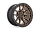 Fuel Wheels Rebel Matte Bronze with Black Bead Ring Wheel; 17x9 (20-24 Jeep Gladiator JT)
