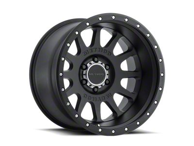 Method Race Wheels MR605 NV Matte Black Wheel; 20x10 (11-21 Jeep Grand Cherokee WK2)