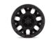 Fuel Wheels Traction Matte Black with Double Dark Tint Wheel; 17x9 (20-24 Jeep Gladiator JT)