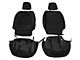 RedRock Custom Fit Front and Rear Seat Covers; Black (20-24 Jeep Gladiator JT)