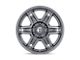 Fuel Wheels Slayer Matte Gunmetal Wheel; 17x9 (20-24 Jeep Gladiator JT)