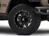 Mammoth Vader Simulated Beadlock Matte Black Wheel; 18x9; -6mm Offset (20-26 Jeep Gladiator JT)
