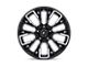 Fuel Wheels Rebar Gloss Black Milled Wheel; 20x10 (20-24 Jeep Gladiator JT)