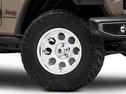 Mammoth 8 Aluminum Polished Wheel; 17x9 (20-24 Jeep Gladiator JT)