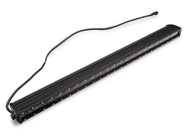 Raxiom Axial Series 30-Inch Dual Row LED Light Bar with Hood Mounting Brackets (20-23 Jeep Gladiator JT)