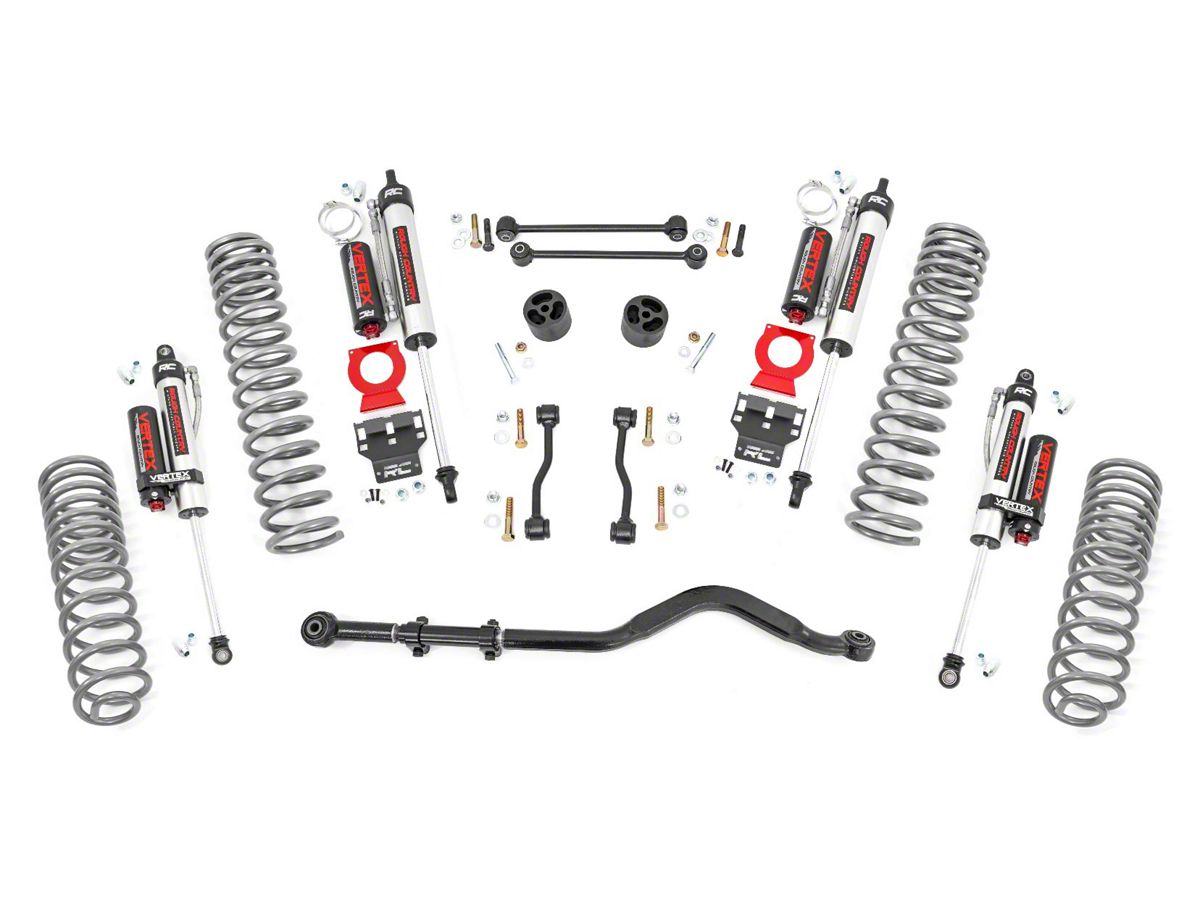 Rough Country 3.50-Inch Suspension Lift Kit with Vertex Reservoir Shocks  (20-23 Jeep Gladiator JT)