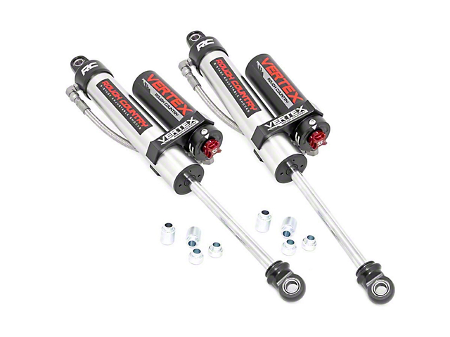 Rough Country Vertex Adjustable Rear Shocks for 3.50-Inch Lift (20-23 Jeep Gladiator JT)