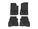Weathertech All-Weather Front and Rear Rubber Floor Mats; Black (20-24 Jeep Gladiator JT)