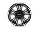 HELO HE914 Gloss Black Machined Wheel; 18x10 (20-24 Jeep Gladiator JT)