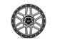 KMC Mesa Satin Black with Gray Tint Wheel; 20x9 (20-24 Jeep Gladiator JT)