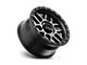 KMC Mesa Satin Black with Gray Tint Wheel; 18x9 (20-24 Jeep Gladiator JT)