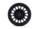 KMC IMS Matte Black with Gloss Black Lip Wheel; 17x8.5 (20-24 Jeep Gladiator JT)