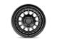 KMC Canyon Satin Black Wheel; 17x8 (20-24 Jeep Gladiator JT)