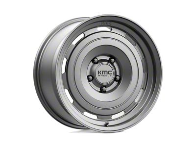 KMC Roswell Matte Anthracite Wheel; 17x8.5 (20-24 Jeep Gladiator JT)