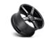 Niche Milan Gloss Black Wheel; 22x10 (20-24 Jeep Gladiator JT)