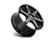 Niche Altair Gloss Black with Matte Black Wheel; 22x10 (20-24 Jeep Gladiator JT)
