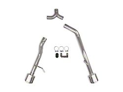 Hooker BlackHeart Muffler Delete Dual Axle-Back Exhaust System with Polished Tips; Rear Exit (20-22 3.6L Jeep Gladiator JT)