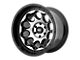 Moto Metal Rotary Gloss Black Machined Wheel; 20x12 (20-24 Jeep Gladiator JT)