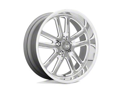 US Mag Bullet Textured Gunmetal with Milled Edges Wheel; 22x11 (20-24 Jeep Gladiator JT)
